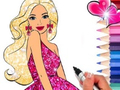 Oyunu Coloring Book: Barbie