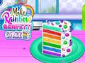 Oyunu Make Rainbow Confetti Cake