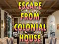 Oyunu Escape From Colonial House