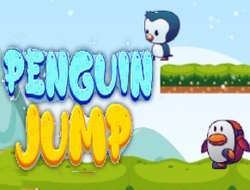 Penguen atlama .
