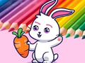 Oyunu Coloring Book: Rabbit Pull Up Carrot