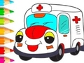Oyunu Coloring Book: Ambulance