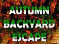 Oyunu Autumn Backyard Escape 
