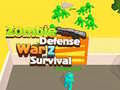 Oyunu Zombie defense War Z Survival 