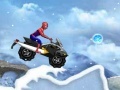 Oyunu Spiderman Snow Scooter
