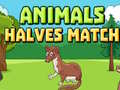 Oyunu Animals Halves Match