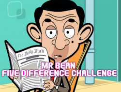Mr Bean Beş Fark Yarışması .