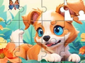 Oyunu Jigsaw Puzzle: Dog And Garden