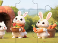 Oyunu Jigsaw Puzzle: Rabbits With Carrots
