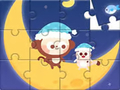 Oyunu Jigsaw Puzzle: Monkey With Moon