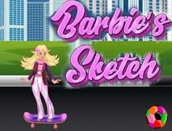 Barbie'nin Çizimi .