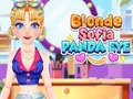 Oyunu Blonde Sofia Panda Eyes