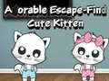 Oyunu Adorable Escape Find Cute Kitten