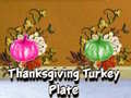 Oyunu Thanksgiving Turkey Plate