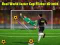 Oyunu Real World Soccer Cup Flicker 3D 2023