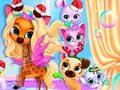 Oyunu Pets Grooming Bubble Party 