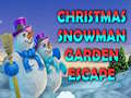 Oyunu Christmas Snowman Garden Escape