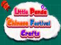 Oyunu Little Panda Chinese Festival Crafts