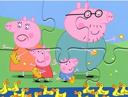 Yapboz: Peppa Pig Yem Ördekler 