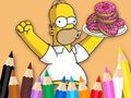 Oyunu Coloring Book: Simpson Doughnut