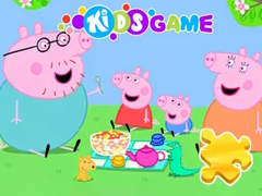 Oyunu Jigsaw Puzzle: Peppa Pig Family Picnic