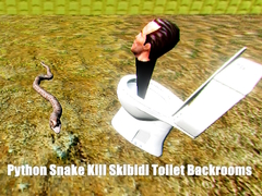 Oyunu Python Snake Kill Skibidi Toilet Backrooms