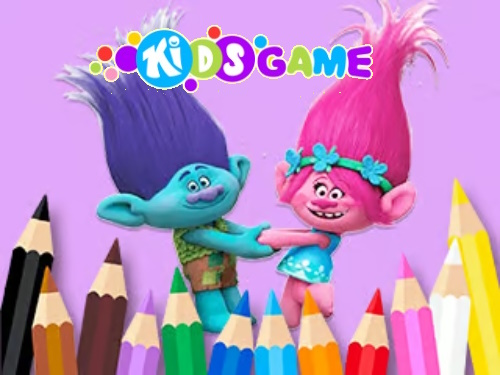 Boyama Kitabı: Sevimli Trol 