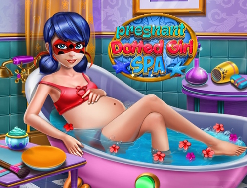 Hamile Noktalı Kız Spa .