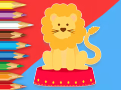 Oyunu Coloring Book: Circus-Lion