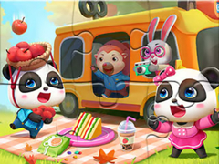 Oyunu Jigsaw Puzzle: Little Panda Picnic