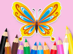 Oyunu Coloring Book: Beautiful Butterfly