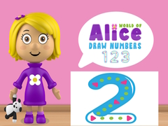 Oyunu World of Alice Draw Numbers