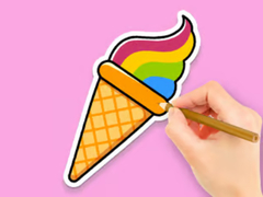 Oyunu Coloring Book: Rainbow Ice Cream
