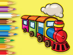Oyunu Coloring Book: Running Train