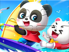 Oyunu Jigsaw Puzzle: Baby Panda Sailing