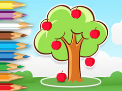 Oyunu Coloring Book: Apple Tree