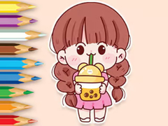 Oyunu Coloring Book: Lovely Girl