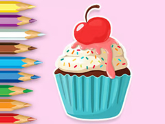 Oyunu Coloring Book: Apple Cupcake