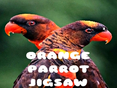 Oyunu Orange Parrot Jigsaw