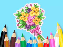 Oyunu Coloring Book: Love Bouquet