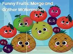 Oyunu Funny fruits: merge and gather watermelon