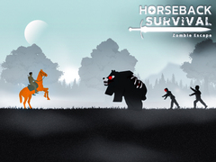 Oyunu Horseback Survival Zombies Escape