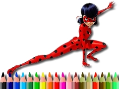 Oyunu Back To School Lady Bug Coloring