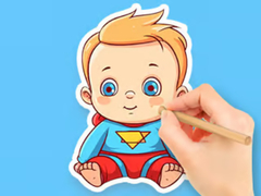 Oyunu Coloring Book: Cute Super Baby