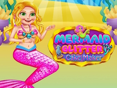 Oyunu Mermaid Glitter Cake Maker 