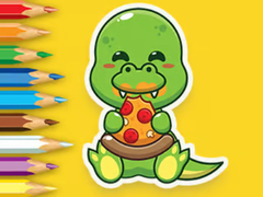 Oyunu Coloring Book: Hungry Dinosaurs