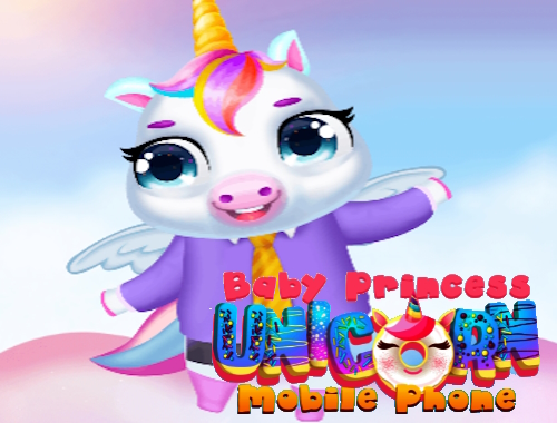 Bebek Prenses Unicorn Cep Telefonu .