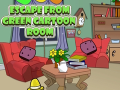Oyunu Escape from Green Cartoon Room
