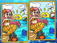 Oyunu Mermaids Spot The Differences
