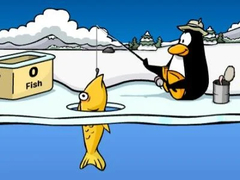 Oyunu Club Penguin: Ice Fishing